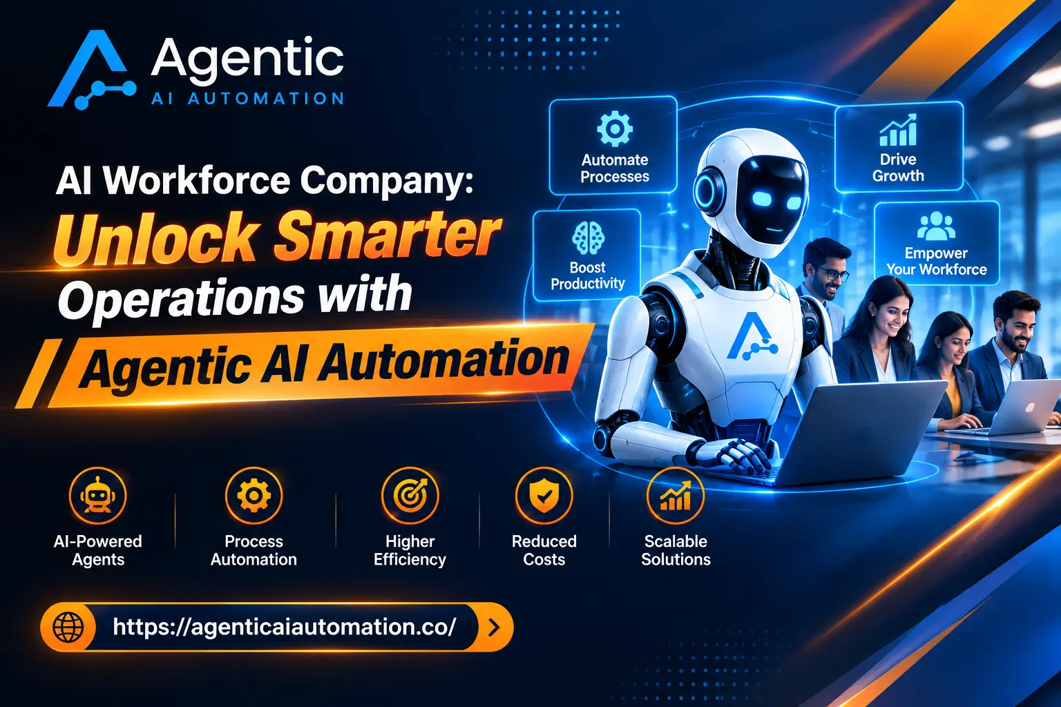 AI workforce company providing Agentic AI Automation for smarter business operations