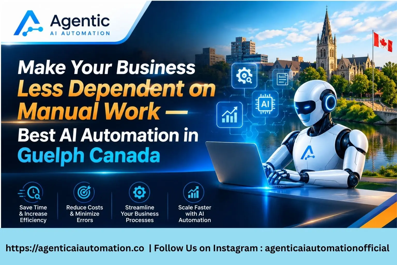 Best AI Automation in Guelph Canada for reducing manual business workflows