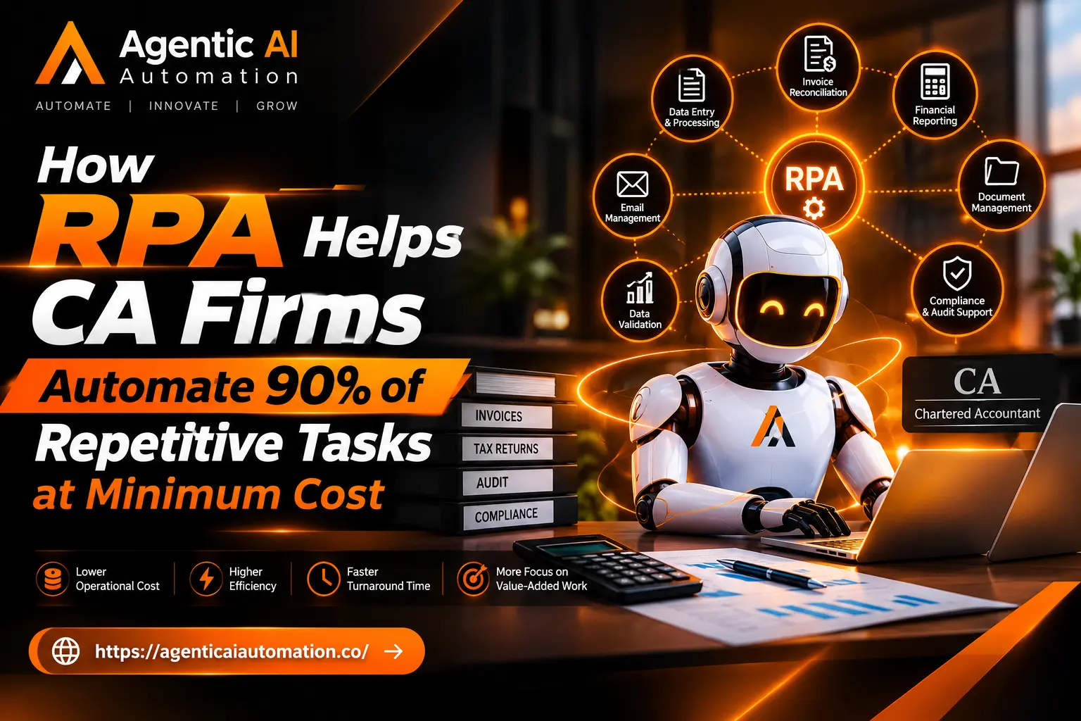 RPA automation for CA firms to automate repetitive accounting tasks
