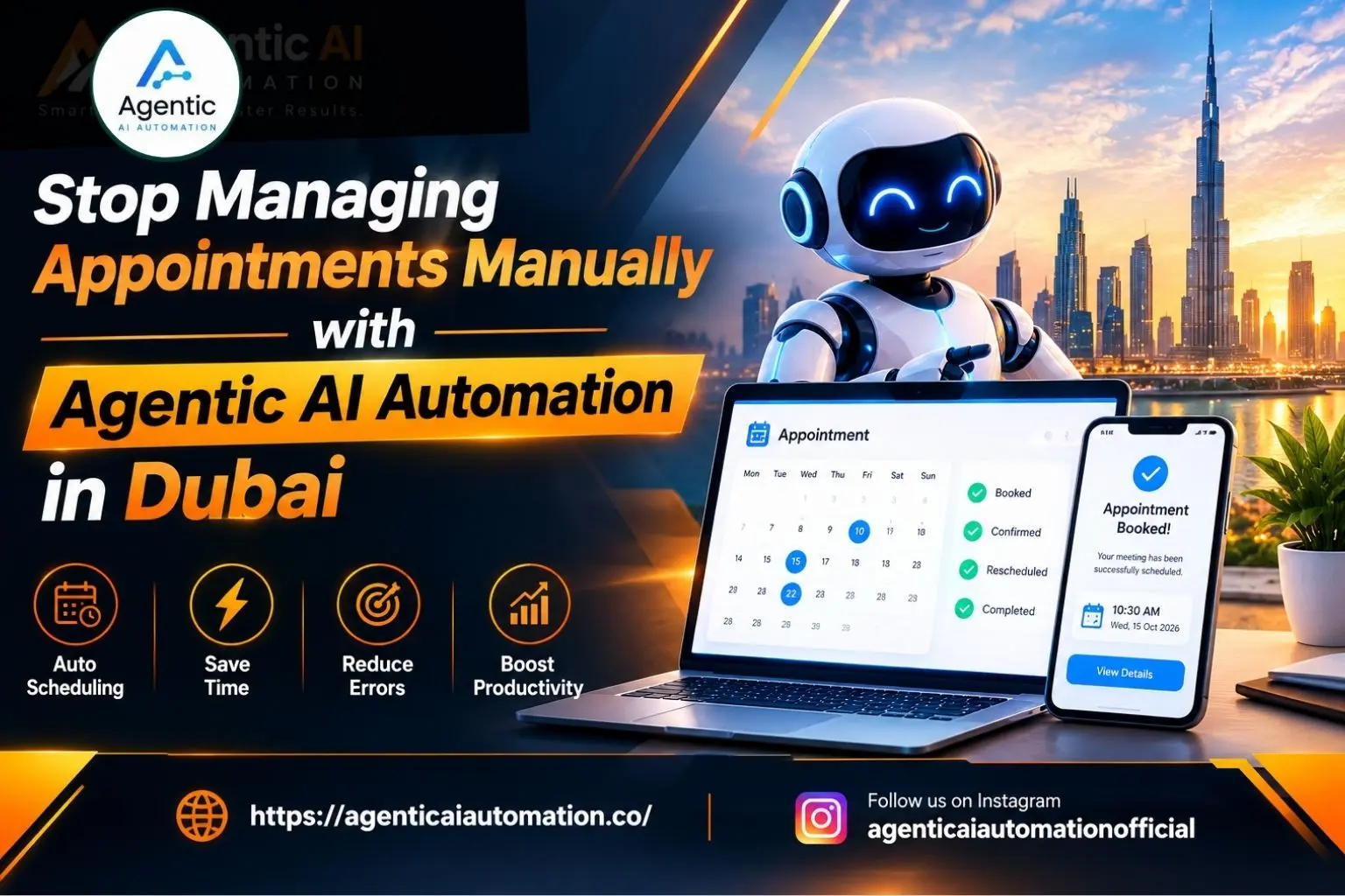 Agentic AI Automation in Dubai for appointment booking