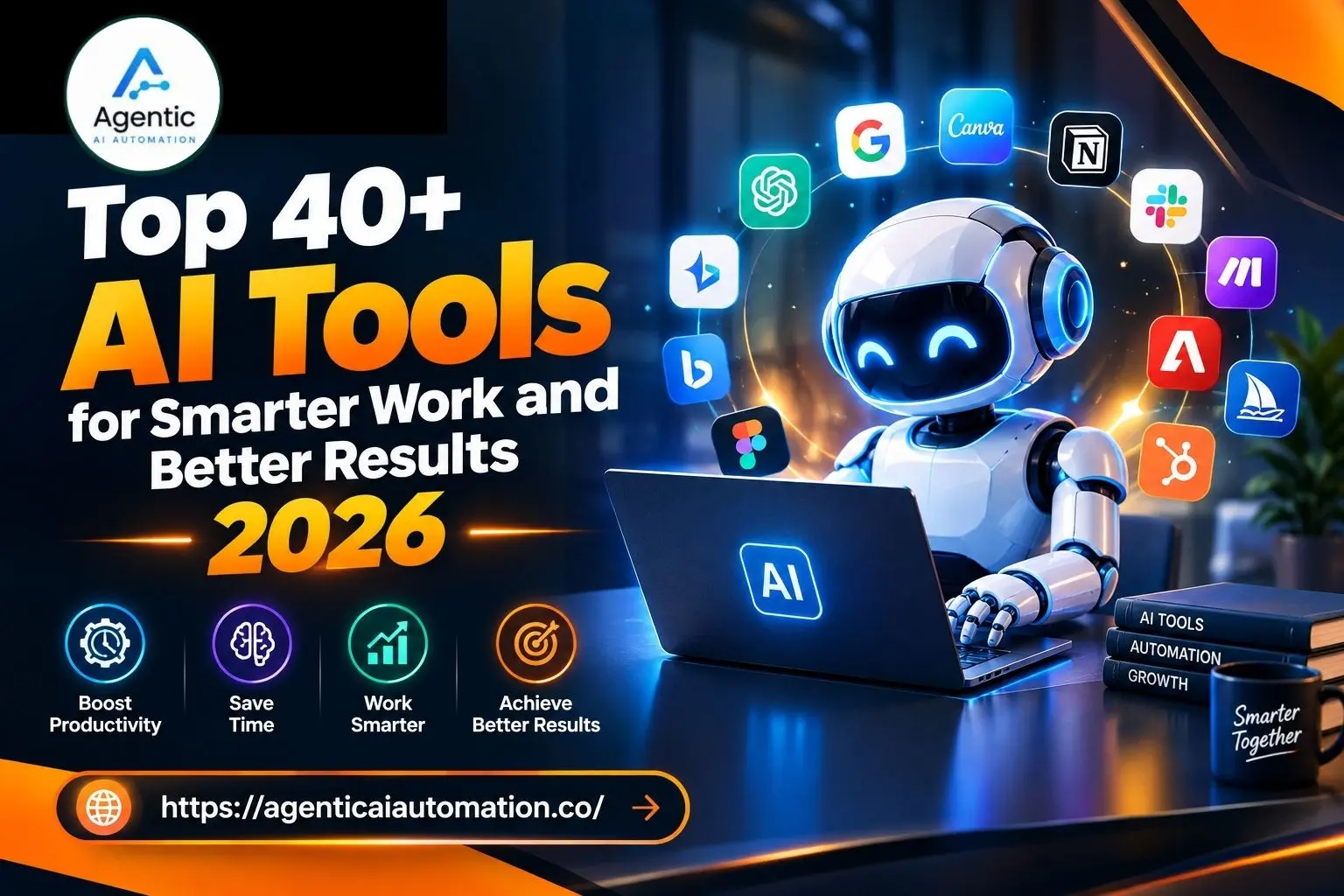 Top 40+ AI Tools for smarter work and better results in 2026